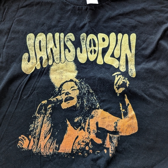 Black Janice Joplin t-shirt - Picture 2 of 3
